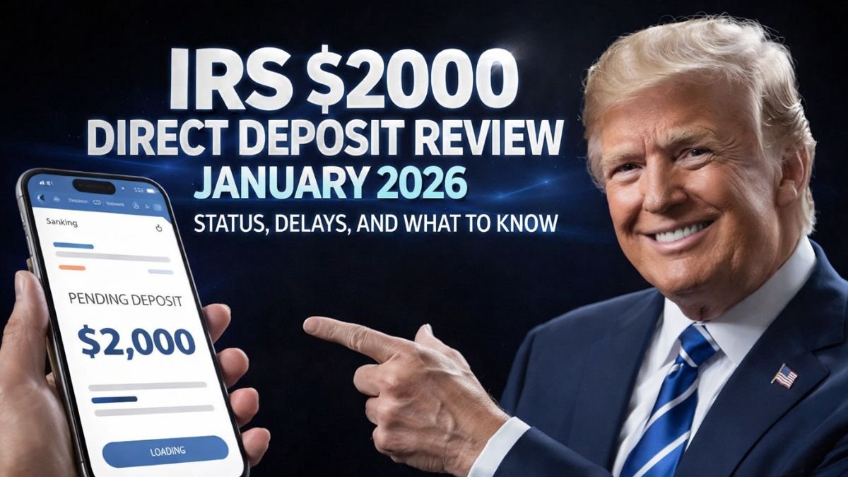 IRS $2000 Direct Deposit Review – January 2026 Status, Delays, and What to Know